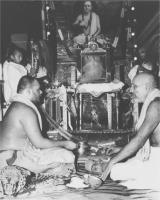 Pattabhishek of HH Shrimat Parijnanashram Swamiji III  Vijaya-Dashami (1967) [Photo Courtesy - KB Jothady]